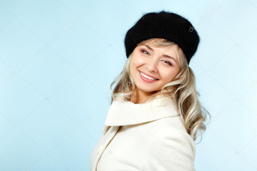 Mid adult woman winter portrait