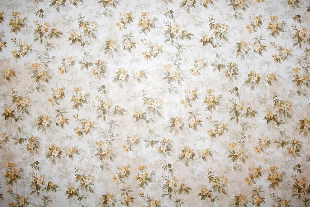 Vintage wallpaper with  floral  background