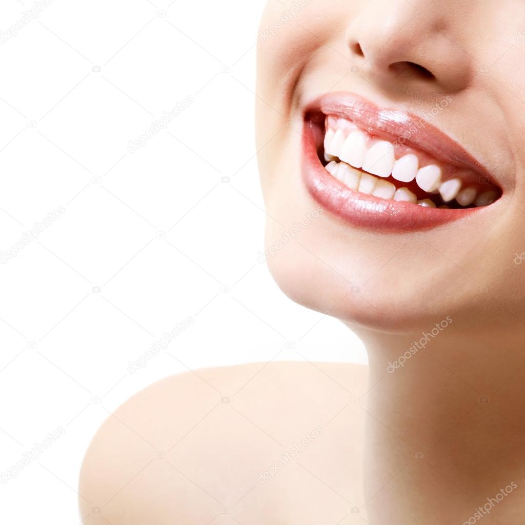Woman with perfect smile