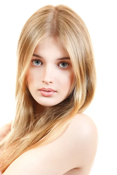 Woman with blond hair — Stock Photo, Image