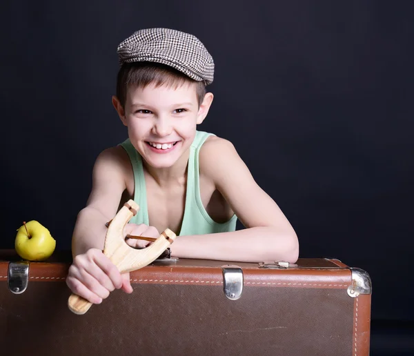 Jungen-Porträt — Stockfoto