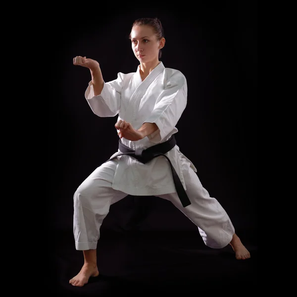 Chica de karate —  Fotos de Stock