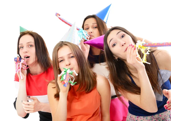 Girls on birthday party — Stock Photo, Image