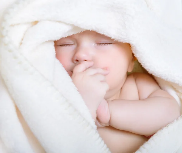 Menino adormecido — Fotografia de Stock