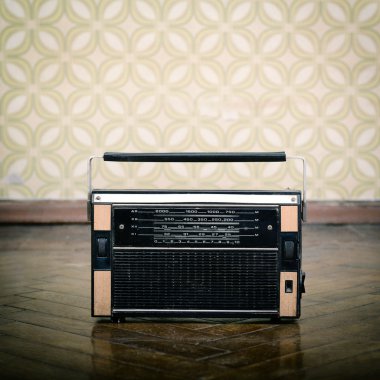Vintage radyo alıcı aygıtı