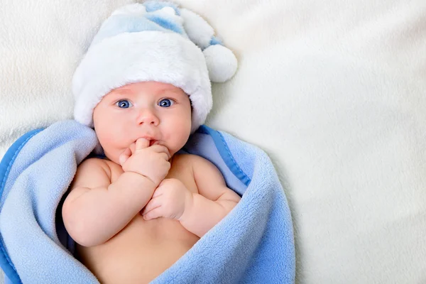 Navidad lindo bebé niño —  Fotos de Stock