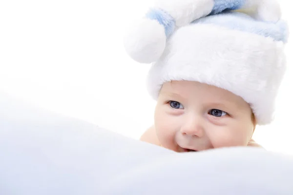 Natale carino bambino ragazzo — Foto Stock