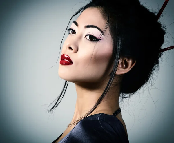 Belle portrait de femme asiatique — Photo