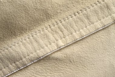 Bej rengi süet makro