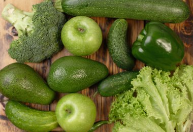 Yeşil sebze ve meyve