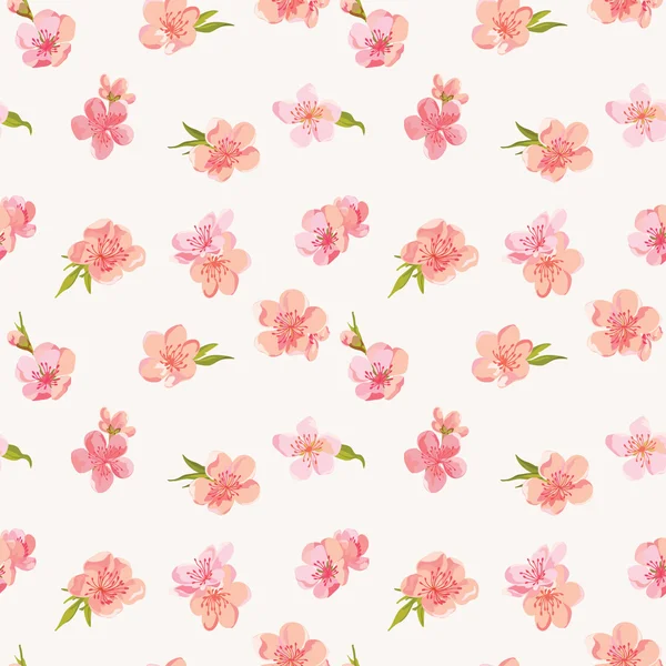 Fleur de printemps Fleurs Fond — Image vectorielle