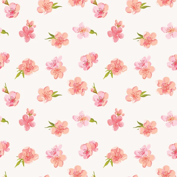 Primavera flores fondo — Vector de stock