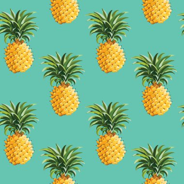 Ananas tropikal arka plan