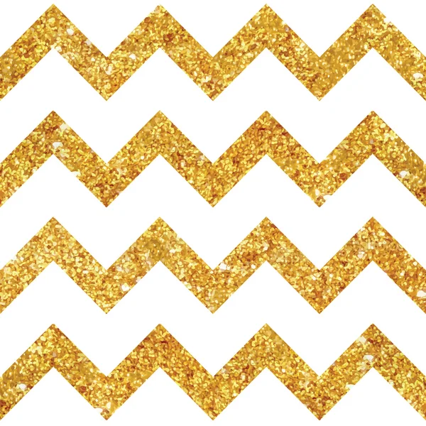 Vintage geometrische Glittery gouden achtergrond - naadloos patroon — Stockvector