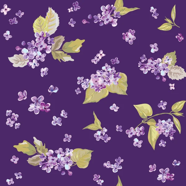 Άνοιξη λουλούδια φόντα - άνευ ραφής λουλουδάτο μοτίβο Shabby κομψό — Διανυσματικό Αρχείο