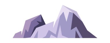 Icy stone formation mountain range outdoor scenery