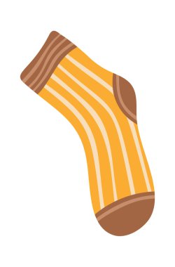 Striped warm winter sock design seasonal footwear