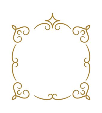 Sofistike lüks filigran çerçeve zarif tasarım ögesi