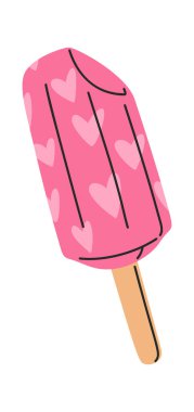 Pembe dondurma, tatlı sevgililer günü tatlısı.