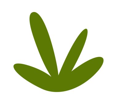 Yeşil çimen elementi Vahşi batı doğal bitki örtüsü