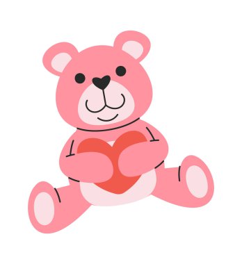 Cute Valentines day teddy bear heartfelt gift