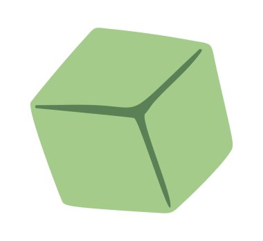 Yeşil yapı taşı oyuncağı küp eğitici oyuncaklar