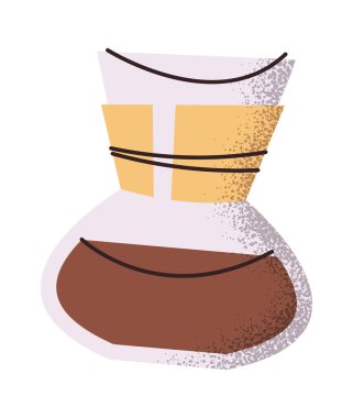 Cam kavanoz ve taze kahve.