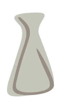 Dekoratif çiçek vazosu boho tarzı tasarım ögesi