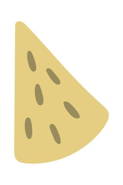 Soyut boho element üçgeni parçası basit tasarım