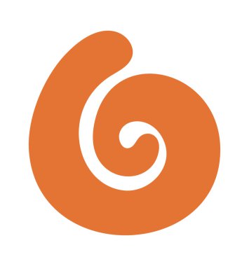 Boho geometrik girdap şekilli baskı dekoratif ögesi