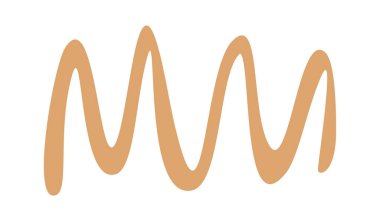 Zigzag çizgisi boho dekoratif element basit süs