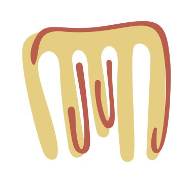 Boho elementi yaratıcı şekil tasarım sanatsal formu