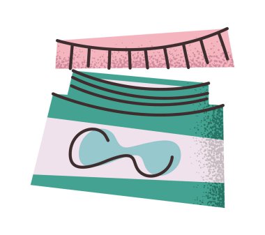 Krem kavanozu cilt bakım malzemesi.