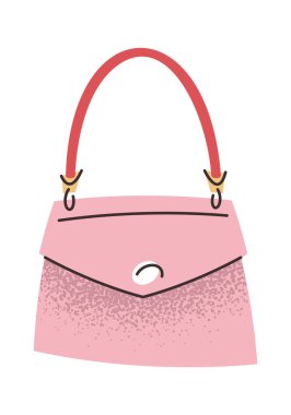 Cazibeli kadın çanta Kadınlar Günü çıkartması