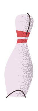 Bowling oyunu pin etiketi spor ekipmanları tasarımı