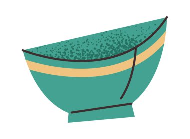 Seramik kâse el yapımı çömlek ürünü çıkartması tasarımı