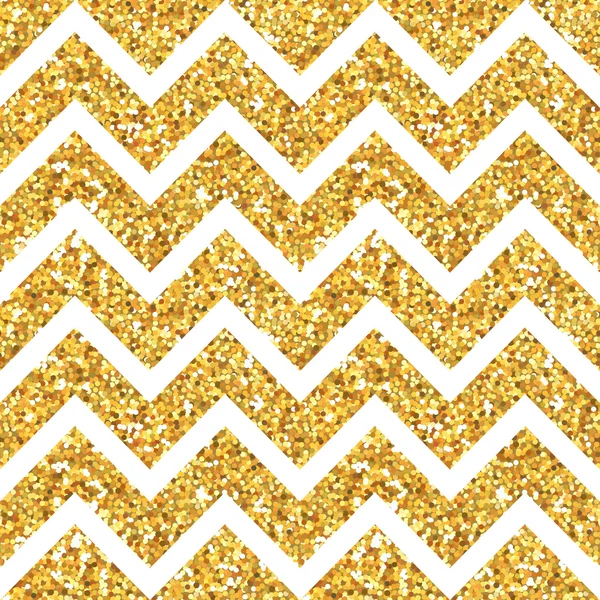Golden Geometry Glitter Background - seamless pattern — Stock Vector