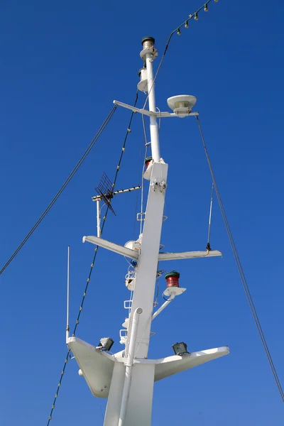 Mast of a ferry — Stock Photo, Image