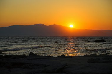 Naxos gün batımında
