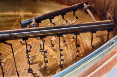 Damıtım tankları bira fabrikası