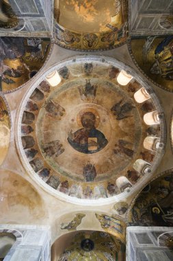 Orta Yunanistan 'daki ünlü Bizans manastırı Hosios Loukas