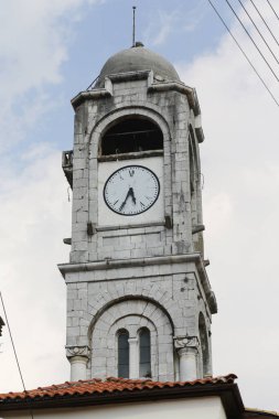 Yunanistan 'ın Arcadia Moreloponnese kentindeki ünlü Karytaina köyü
