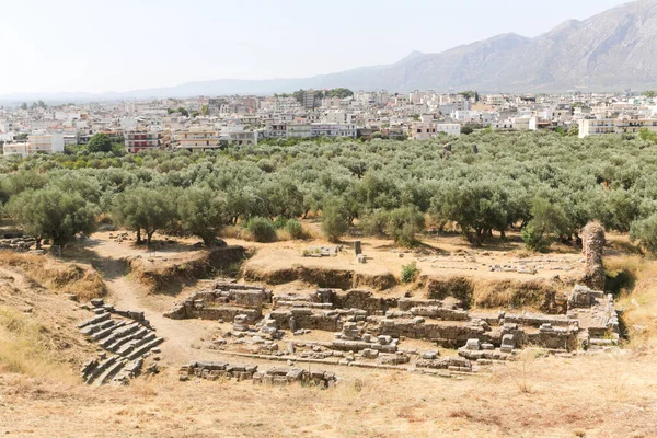 Ruins Ancient Greek City Sparta Peloponnese Greece — Stock Photo, Image