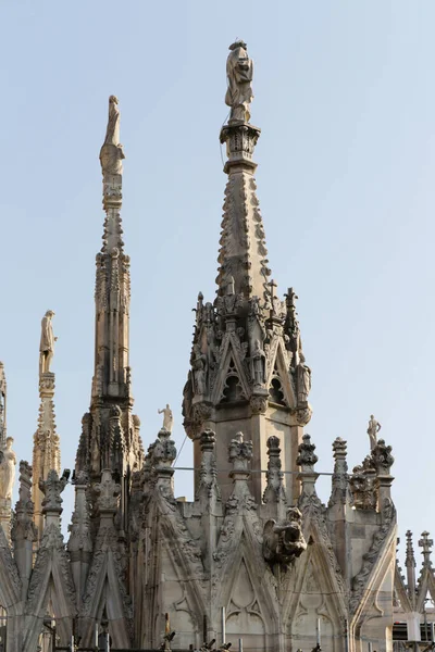 Milano Katedrali Duomo Milano Milano Nun Gotik Katedrali — Stok fotoğraf