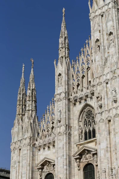 米兰大教堂 Duomo Milano 是米兰的哥特式大教堂 — 图库照片