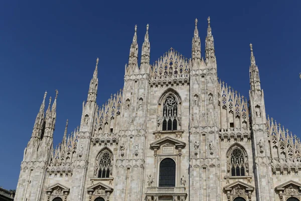 米兰大教堂 Duomo Milano 是米兰的哥特式大教堂 — 图库照片