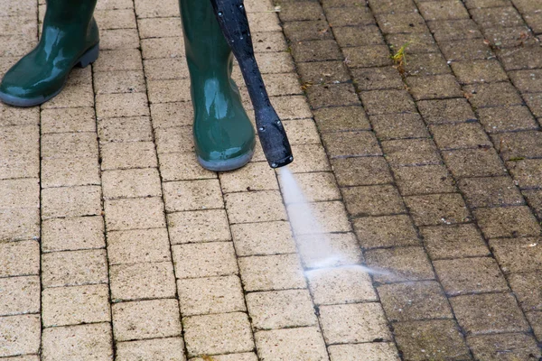 Czyszczenia pod wysokim ciśnieniem Obrazy Stockowe bez tantiem