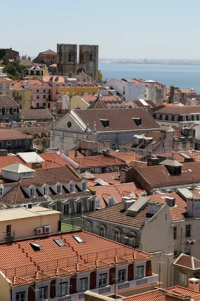 Pohled na město Lisabon — Stock fotografie