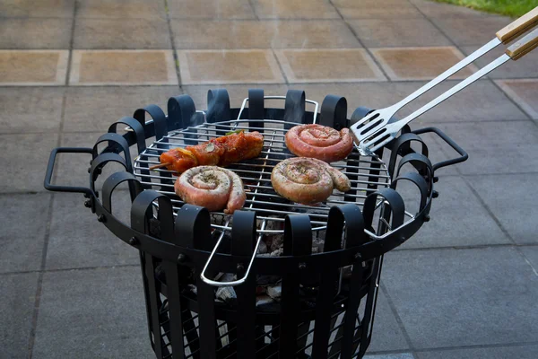 Barbecue zimowego — Zdjęcie stockowe