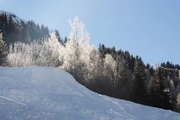 Alpes no inverno — Fotografia de Stock